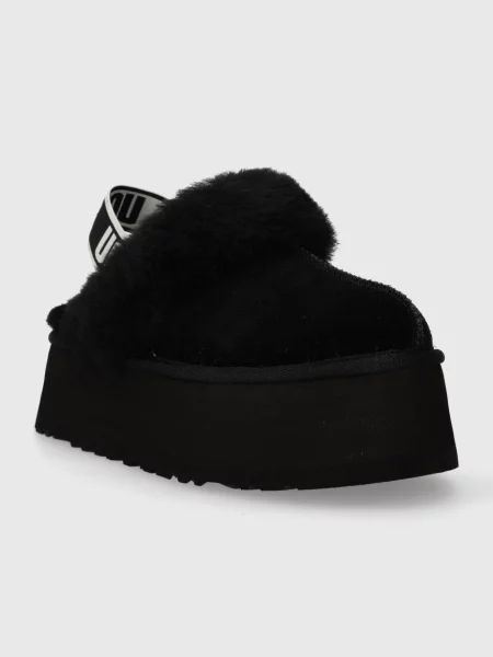 Замшеві капці UGG W FUNKETTE BLK чорний
