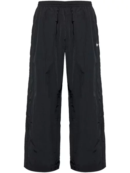 Szerokie jeansy Adidas czarne