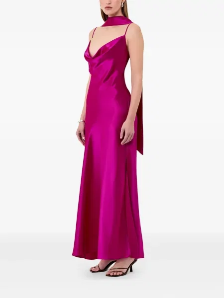 Maksi sukienka maxi Nicholas garniturowa różowa