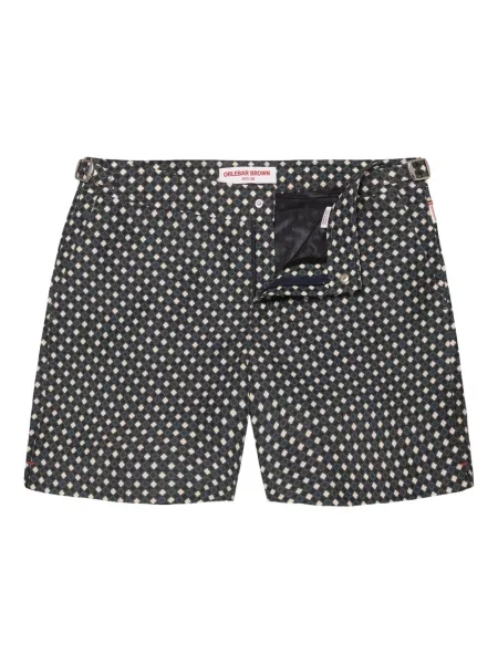 Slip de baie Orlebar Brown cu imprimeu geometric negru