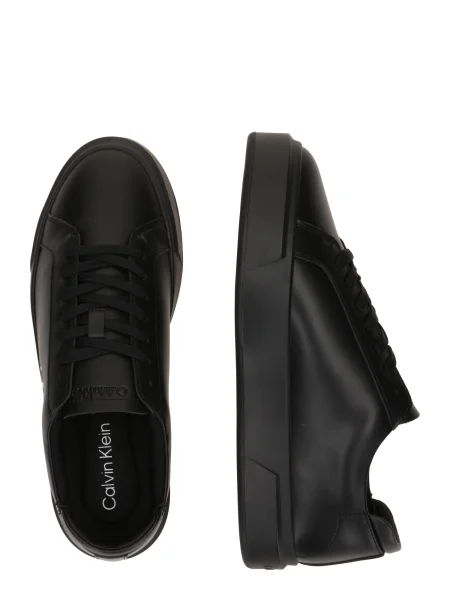 Calvin Klein Sneakers Basket Cupsole Laceup Lth Ml negru