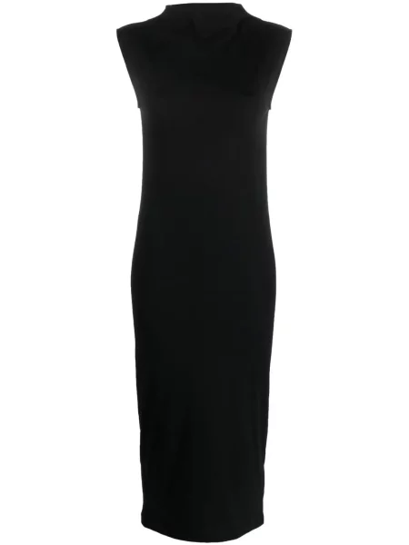 Rochie midi Armarium fără mâneci până la genunchi de costum negru
