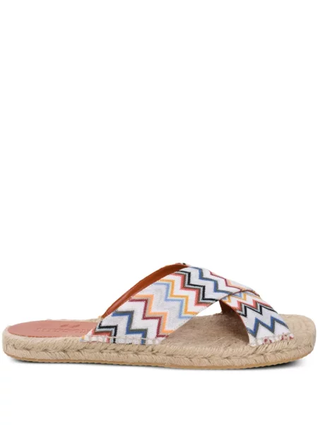 Papuci Missoni alb