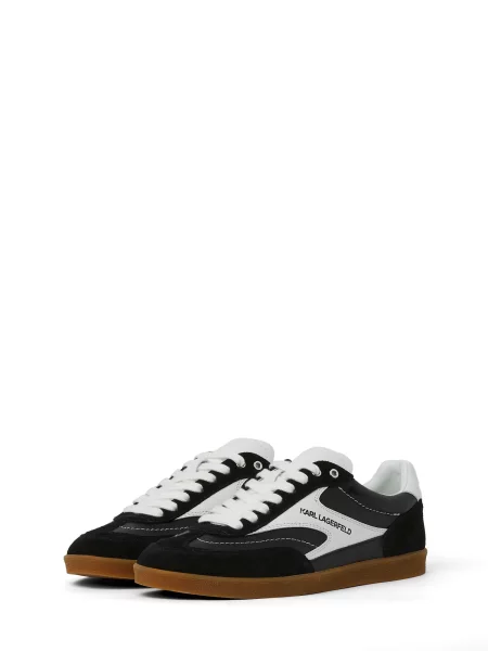 Karl Lagerfeld Sneaker low KANDIDATE NIEDRIGE SPITZEN-SNEAKERS negru alb