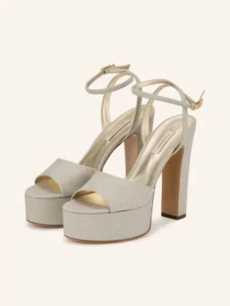 Casadei Sandały Na Płaskiej Podeszwie Patty beige beżowe