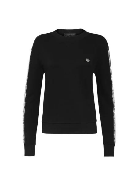 Bluza z kapturem Philipp Plein z kapturem czarna