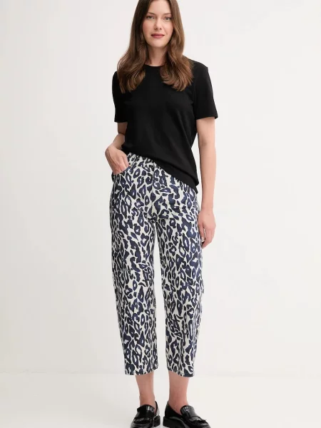 Gaudi jeansy high waist niebieskie