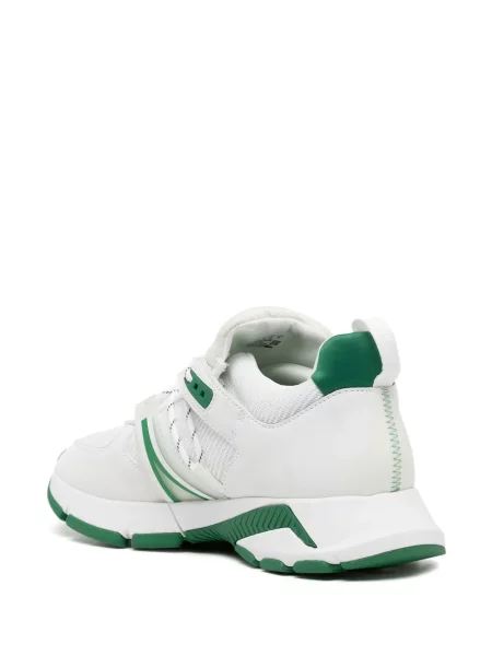 Sneakerși Lacoste cu autograf alb