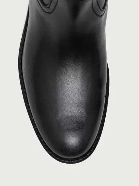 Кожаные сапоги Michael Michael Kors без каблука