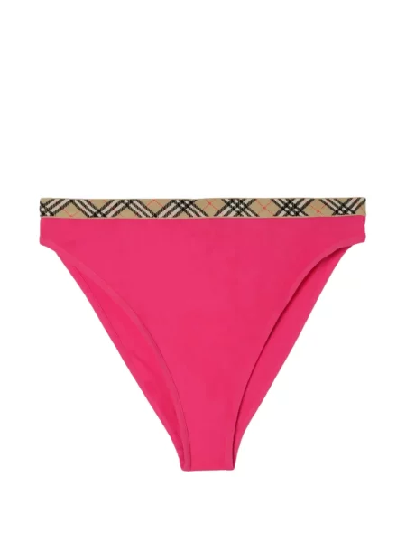 Kockás bikini Burberry rózsaszín