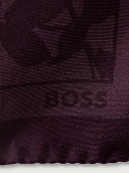 Fular Boss de mătase violet