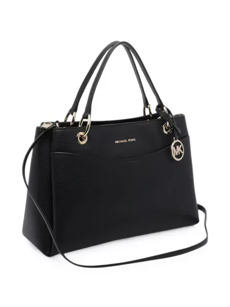 Geantă Michael Michael Kors cu autograf negru