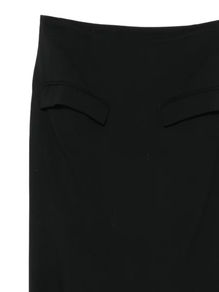 Fustă midi Rundholz asimetrică negru