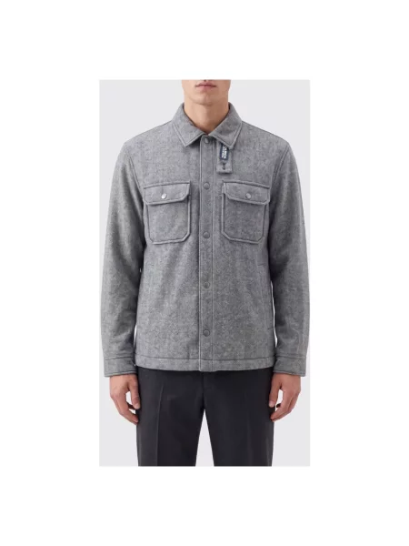 Kurtka koszulowa Woolrich szara