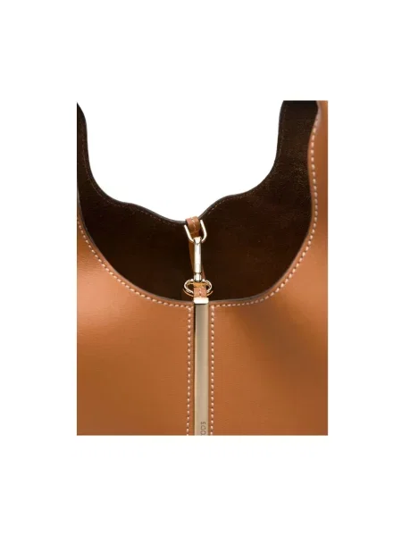 Shopperka Tod's skórzana brązowa