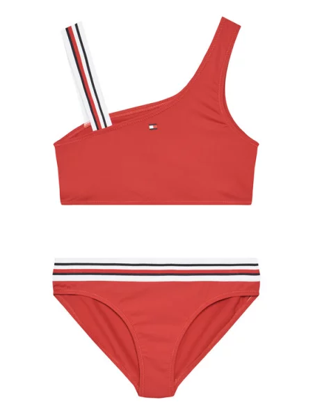 Tommy Hilfiger Maudymosi kostiumėlis raudona