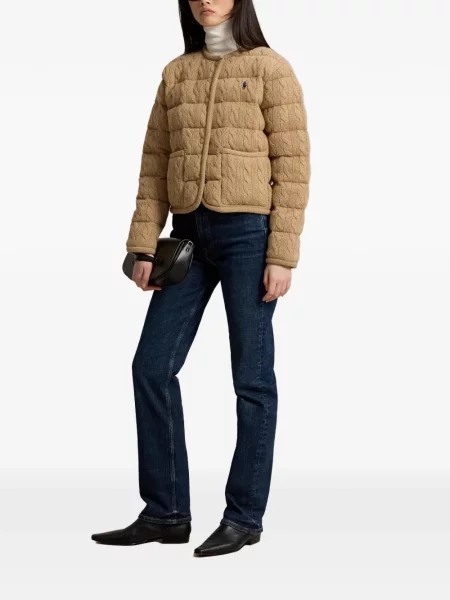 Велурени бягане с яка чорапи Polo Ralph Lauren синьо