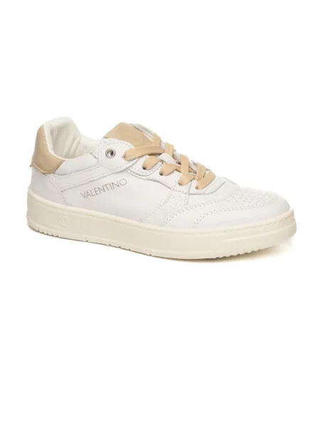 Lniane sneakersy Valentino By Mario Valentino białe