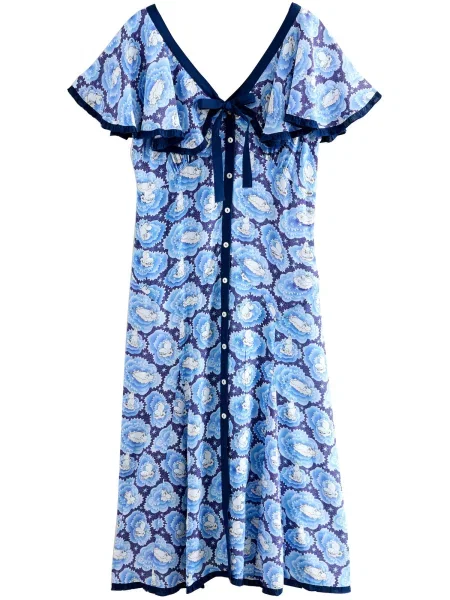 Cath Kidston Košilové šaty světlemodrá / tmavě modrá bílá