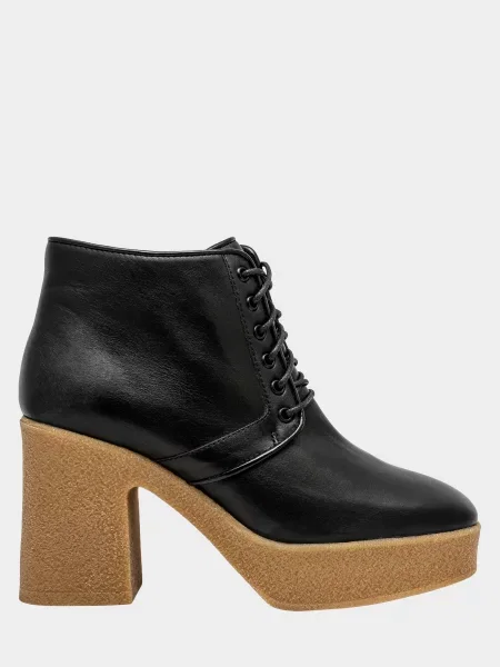 Кожаные ботильоны Enzo Verratti черные