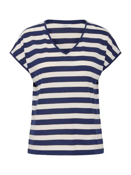 B.young Tricou SANTO albastru marin / auriu alb