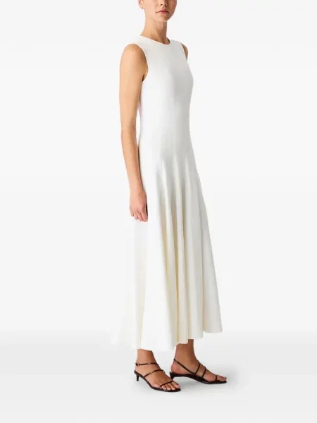 Rochie midi Another Tomorrow alb