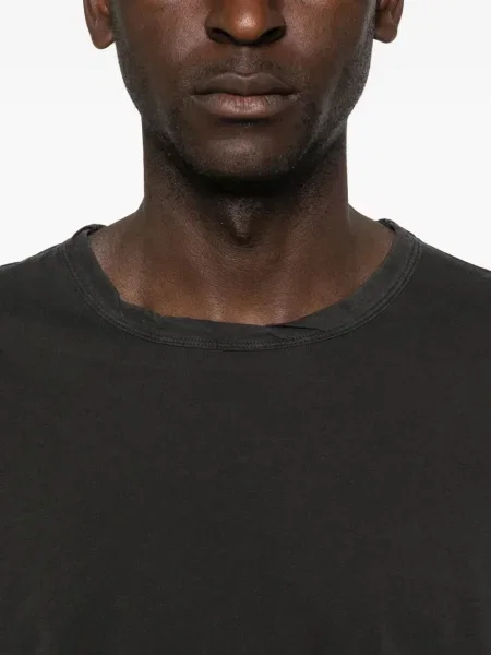 Tricou James Perse cu decolteu rotund gri