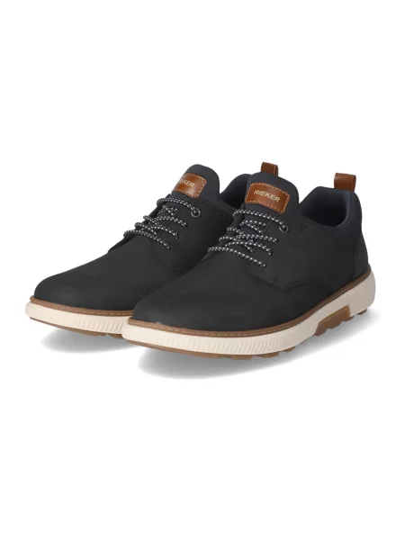 Sneakersy Rieker skórzane niebieskie