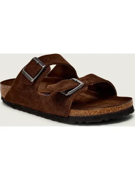 Sneakers Birkenstock Arizona Soft Footbed Suede Leather Unisex Carafe Tonal FB EUR 36 maro