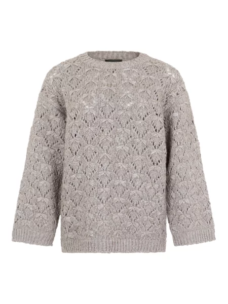Sweter Fabiana Filippi wełniany szary