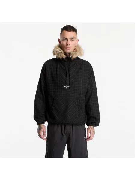 Anorak Umbro de flanelă maro