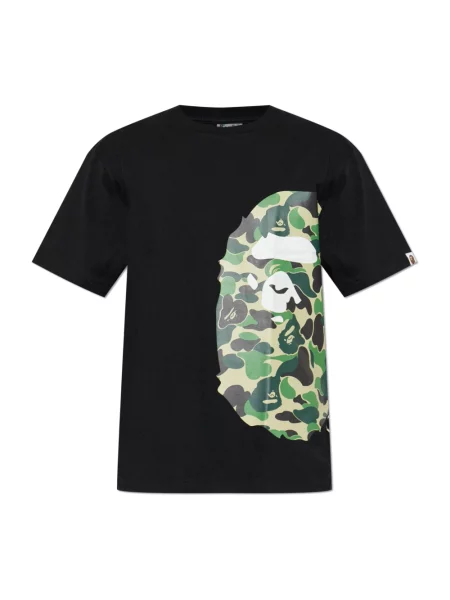 Koszulka A Bathing Ape® z logo czarna