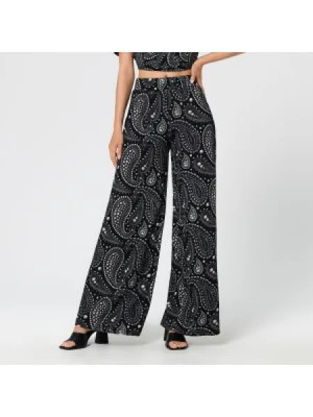 Sinsay Vzorované kalhoty Vícebarevná