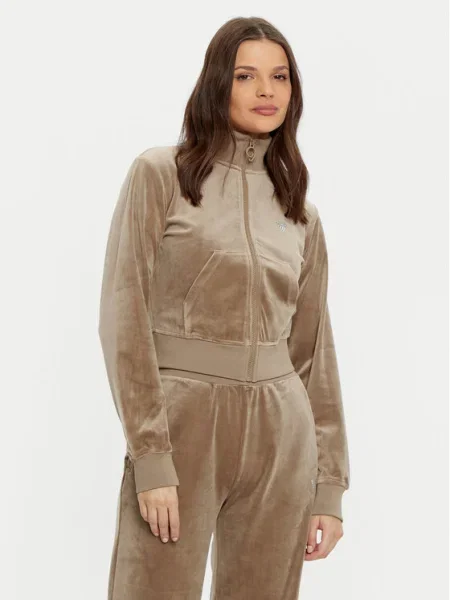 Guess Суитшърт Кафяв бежово