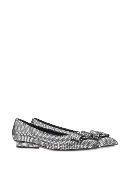 Balerini Ferragamo cu funde negru