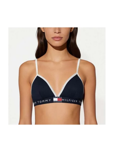 Tommy Hilfiger Underwear Podprsenka námornícka / čerešňová / biela modrá
