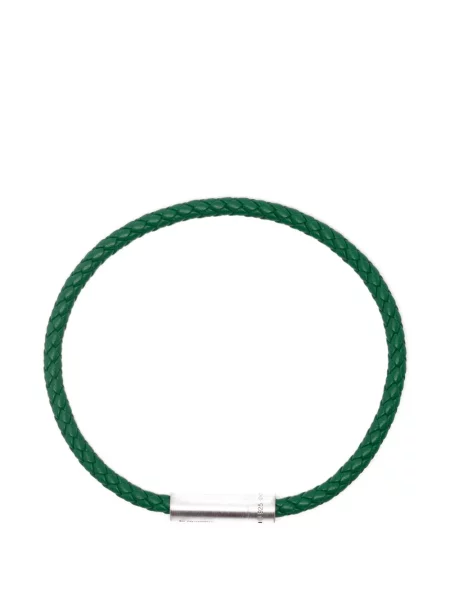 Brăţară Le Gramme din piele verde