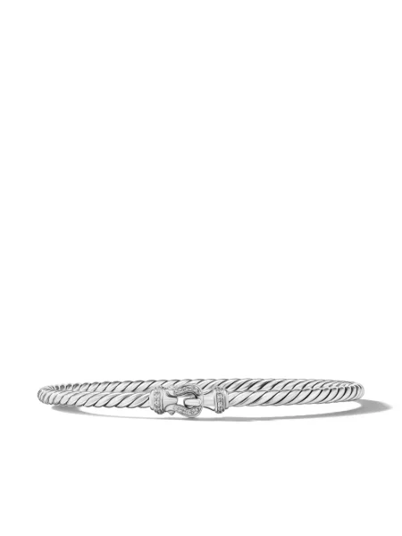 Brăţară David Yurman clasică argintiu