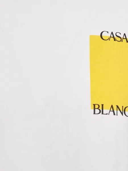 Tricou Casablanca cu imagine alb