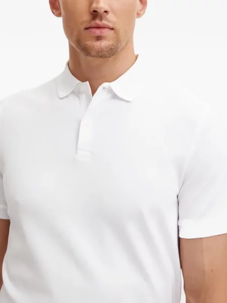 Scurt tricou polo Marc O'polo alb