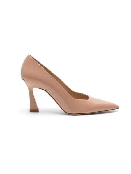 Czółenka Stuart Weitzman skórzana różowa