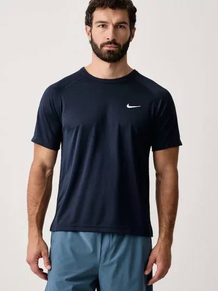 Nike T-shirt treningowy Flex Dri-FIT granatowa