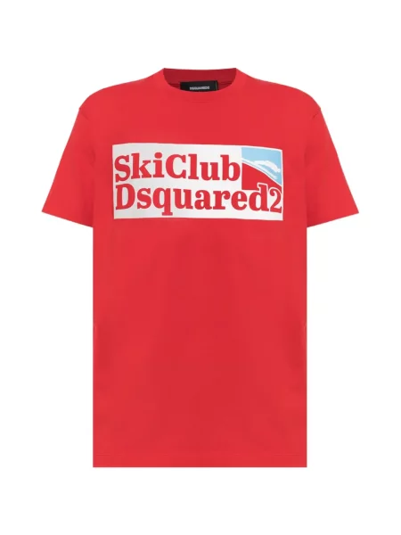 Tricou Dsquared2 cu imagine roșu