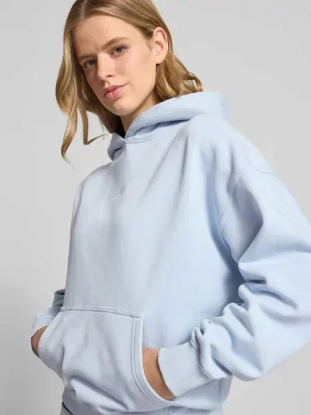 Bluza z kapturem o kroju oversized z wyhaftowanym logo model CLARITA' Pegador