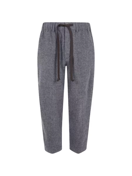Pantaloni Uma Wang cu cordon gri