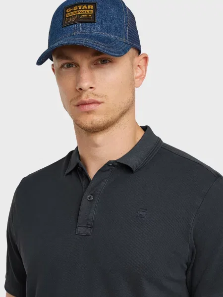Поло G-star Raw синє