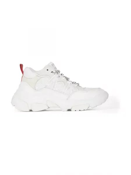 Tommy Jeans Bőr sneakers tornacipő fehér