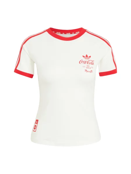 Ριγέ τοπ Adidas Originals λευκό