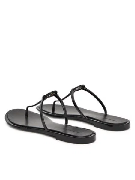 Tory Burch Japonke Mini Miller Jelly črna