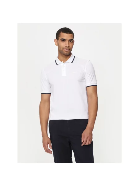 Boss Поло Parlay Regular Fit білий